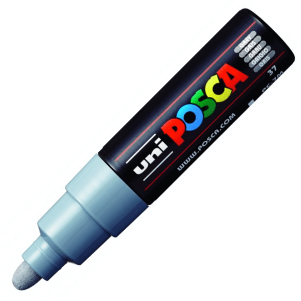 Caneta Posca Uni Ball PC-7M Cinza