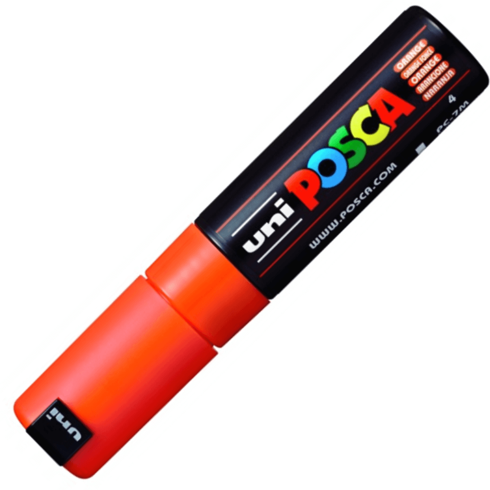 Caneta Posca Uni Ball PC-7M Laranja