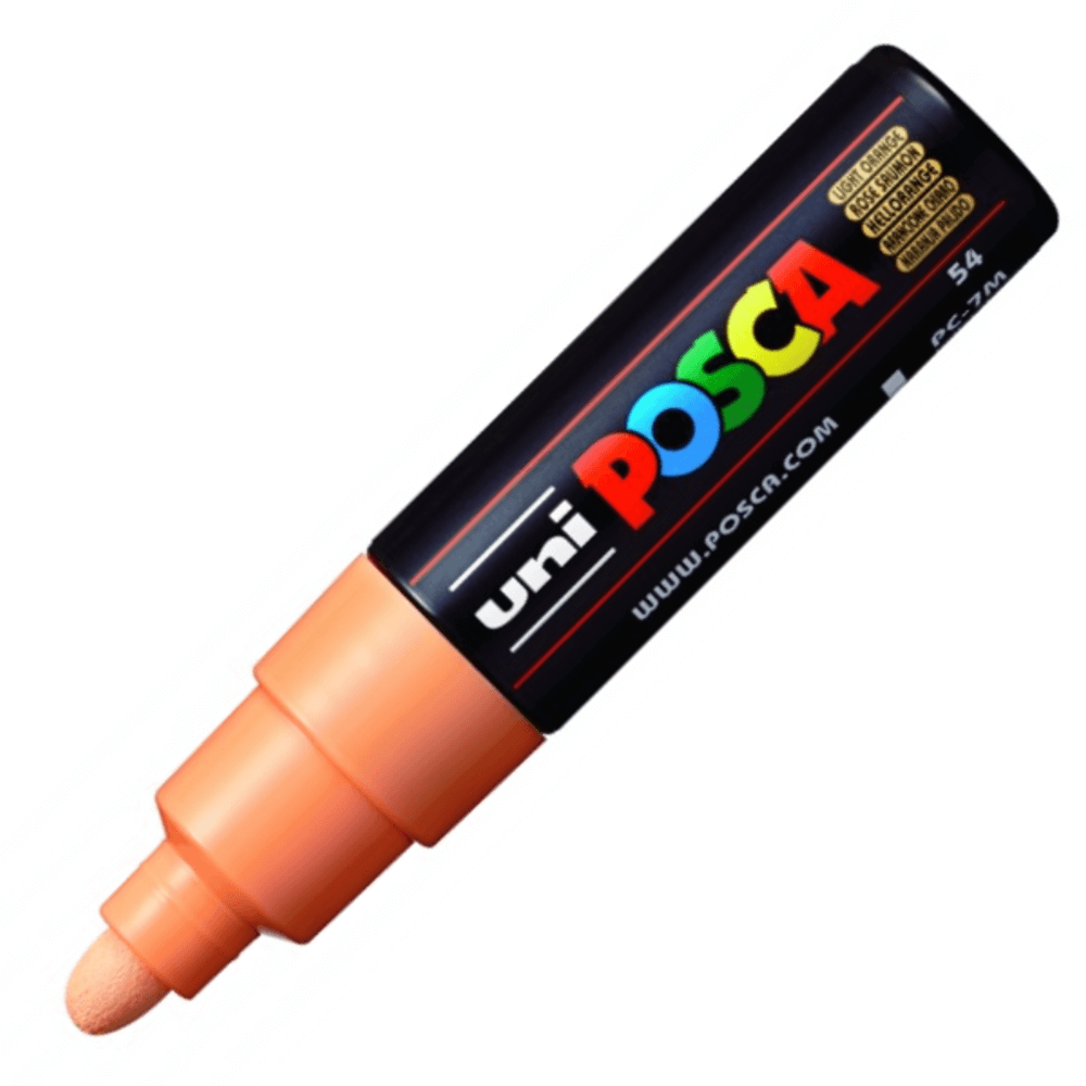 Caneta Posca Uni Ball PC-7M Laranja Claro