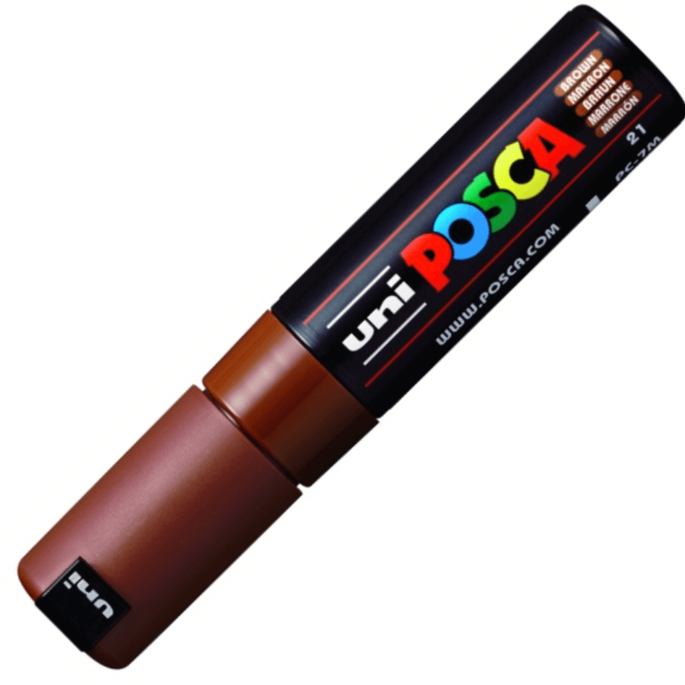 Caneta Posca Uni Ball PC-7M Marrom