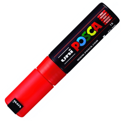 Caneta Posca Uni Ball PC-7M Vermelho