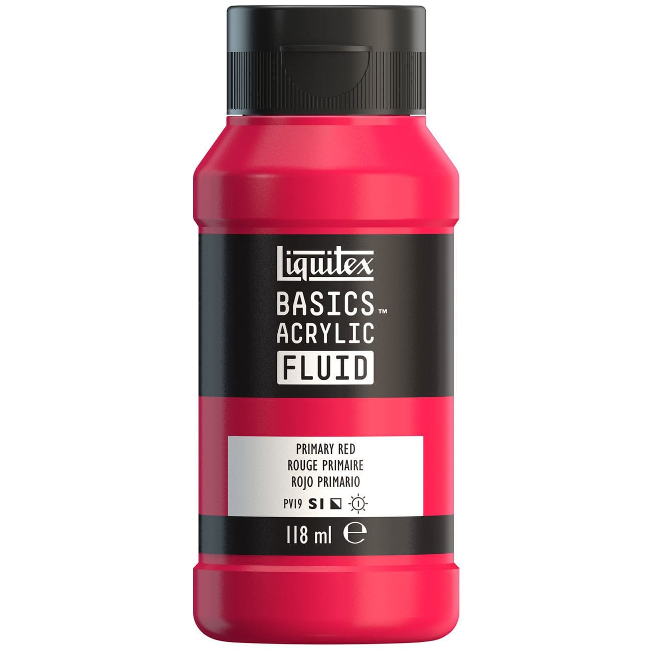 Tinta Acrílica Liquitex Basics Fluída 118ml Primary Red