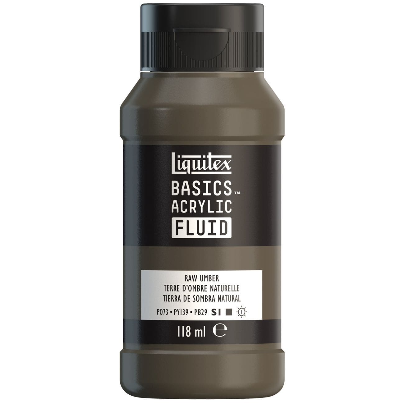 Tinta Acrílica Liquitex Basics Fluída 118ml Raw Umber