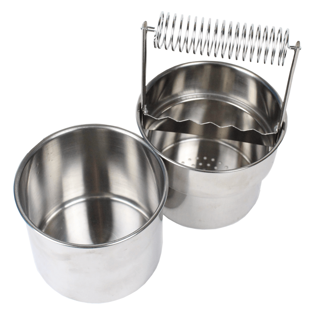 Balde Lava Pincel Keramik Inox 15060