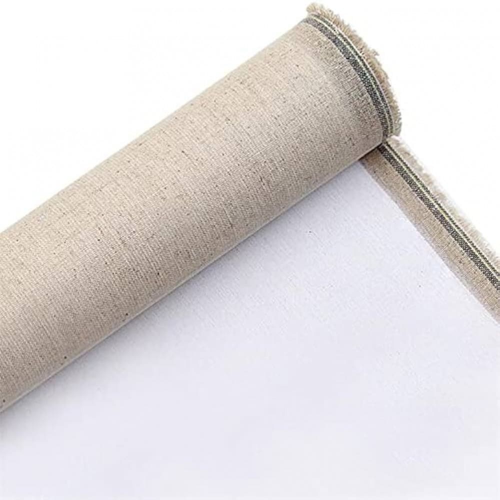 Rolo de Tecido em Linho para Tela Profissional 2,10x10mt