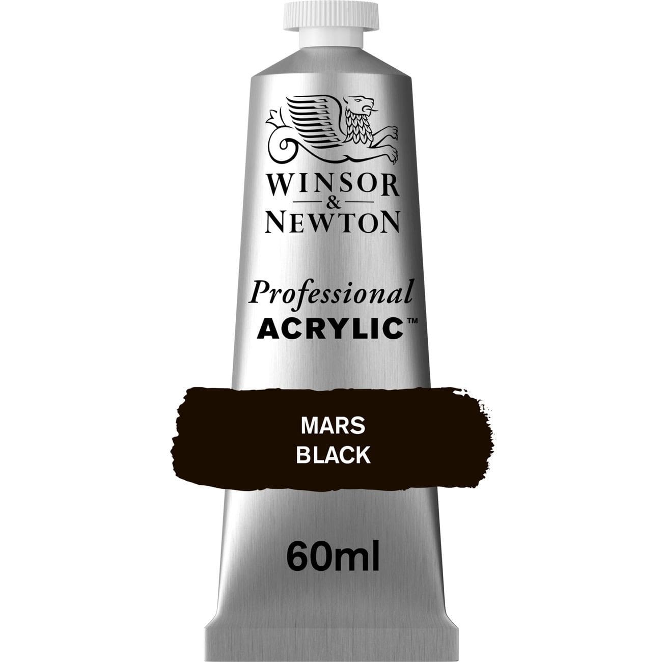 Tinta Acrílica Professional Winsor & Newton 60ml S1 386 Mars Black