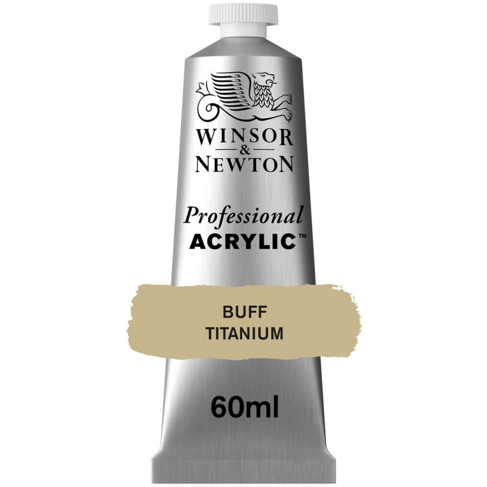 Tinta Acrílica Professional Winsor & Newton 60ml S1 060 Buff Titanium