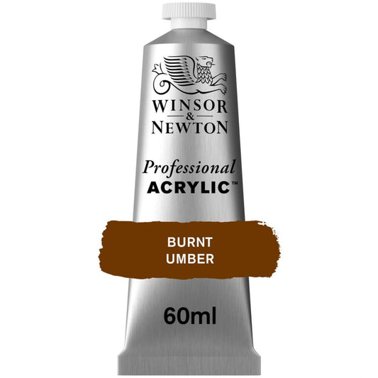 Tinta Acrílica Professional Winsor & Newton 60ml S1 076 Burnt Umber