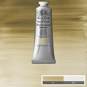 Tinta Acrílica Professional Winsor & Newton 60ml S1 217 Davys Gray