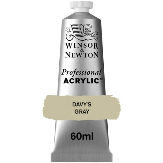 Tinta Acrílica Professional Winsor & Newton 60ml S1 217 Davys Gray