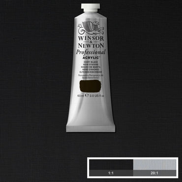 Tinta Acrílica Professional Winsor & Newton 60ml S1 331 Ivory Black