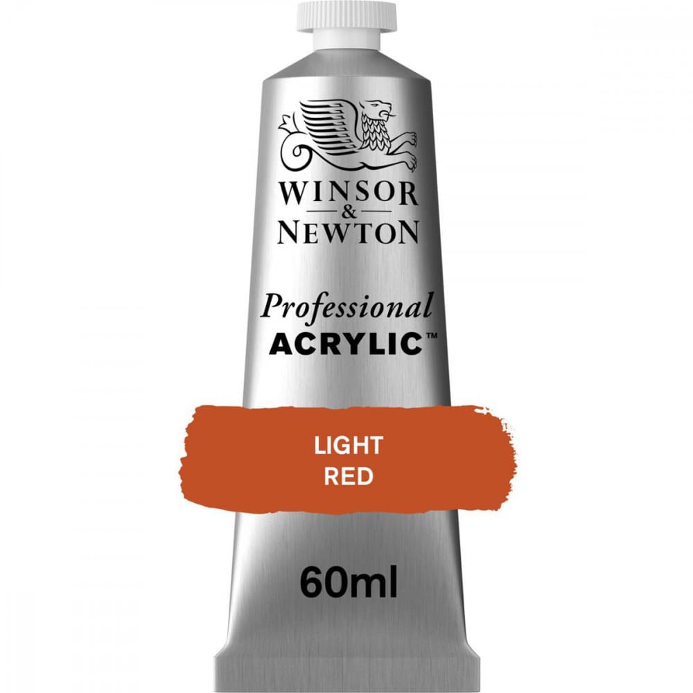 Tinta Acrílica Professional Winsor & Newton 60ml S1 362 Light Red