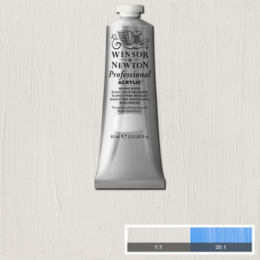 Tinta Acrílica Professional Winsor & Newton 60ml S1 415 Mixing White