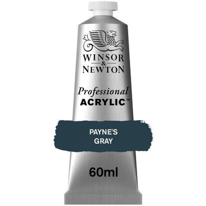 Tinta Acrílica Professional Winsor & Newton 60ml S1 465 Paynes Gray