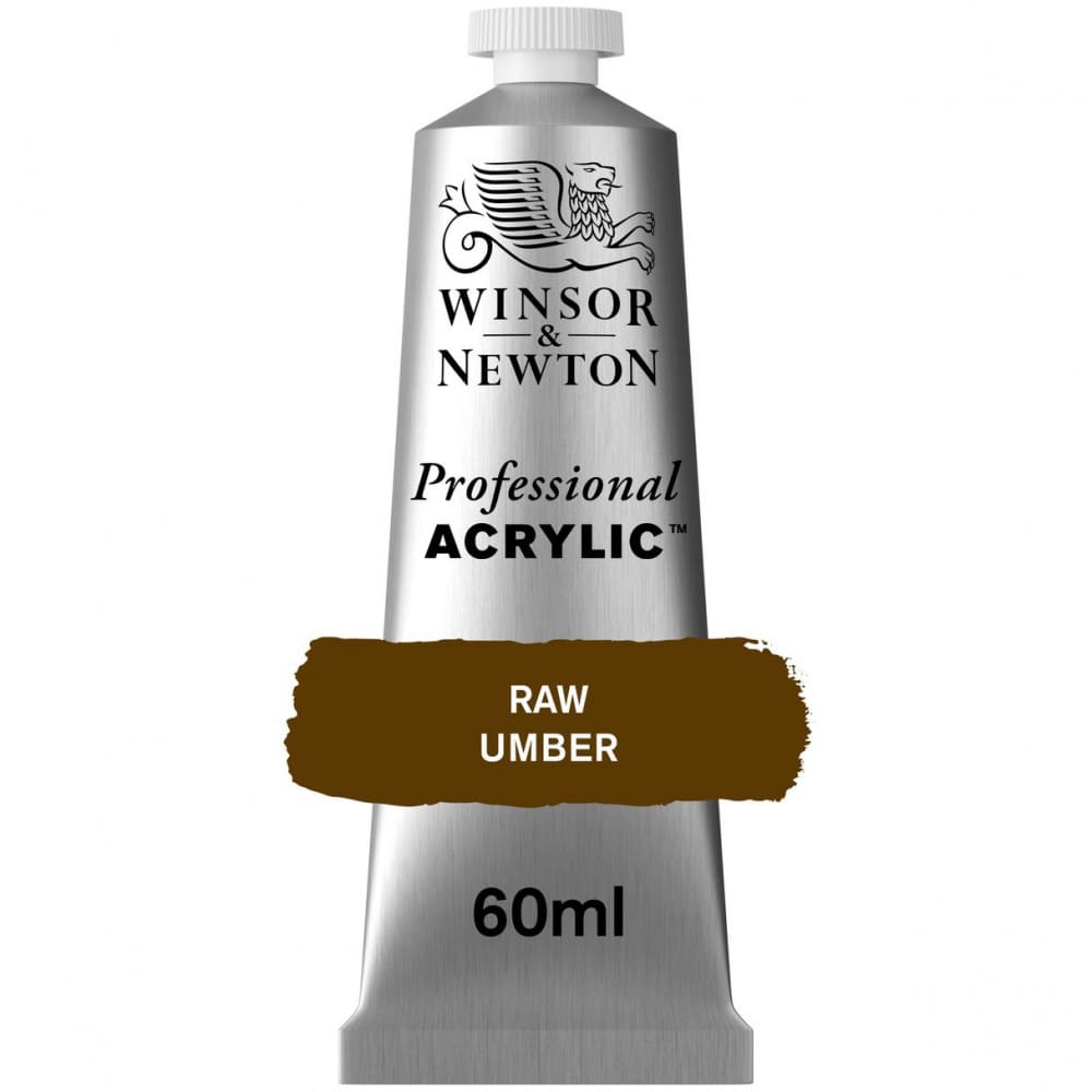 Tinta Acrílica Professional Winsor & Newton 60ml S1 554 Raw Umber