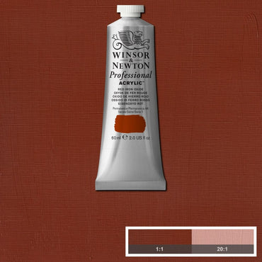 Tinta Acrílica Professional Winsor & Newton 60ml S1 560 Red Iron Oxide