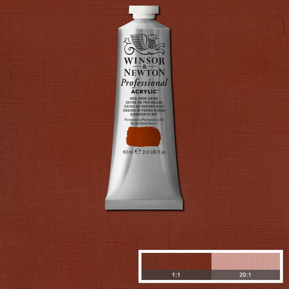 Tinta Acrílica Professional Winsor & Newton 60ml S1 560 Red Iron Oxide