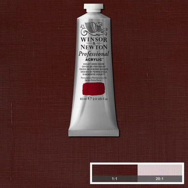 Tinta Acrílica Professional Winsor & Newton 60ml S1 691 Violet Iron Oxide