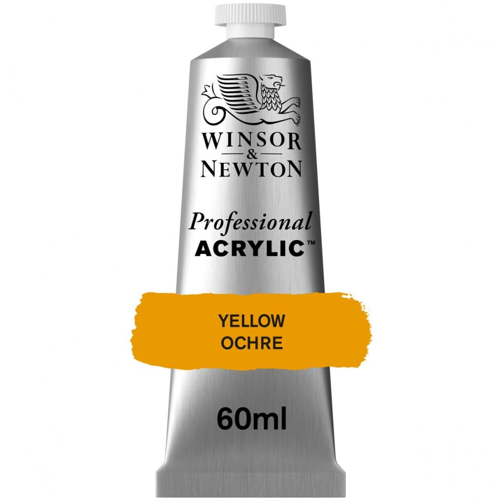 Tinta Acrílica Professional Winsor & Newton 60ml S1 744 Yellow Ochre