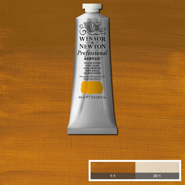 Tinta Acrílica Professional Winsor & Newton 60ml S1 744 Yellow Ochre