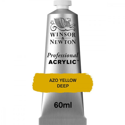 Tinta Acrílica Professional Winsor & Newton 60ml S2 039 Azo Yellow Deep