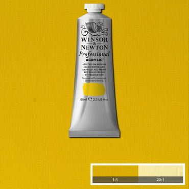 Tinta Acrílica Professional Winsor & Newton 60ml S2 019 Azo Yellow Medium