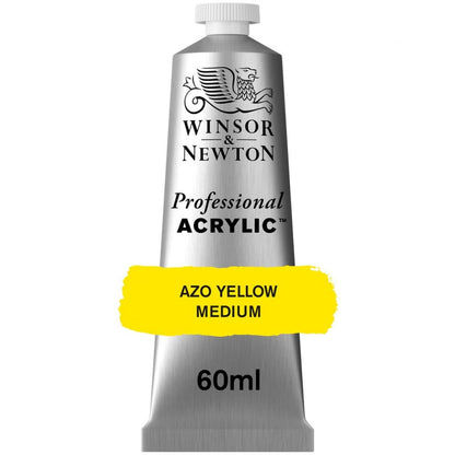 Tinta Acrílica Professional Winsor & Newton 60ml S2 019 Azo Yellow Medium