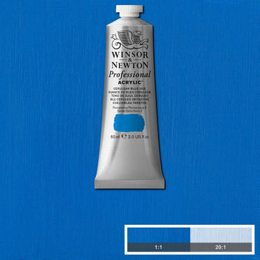 Tinta Acrílica Professional Winsor & Newton 60ml S2 139 Cerulean Blue Hue