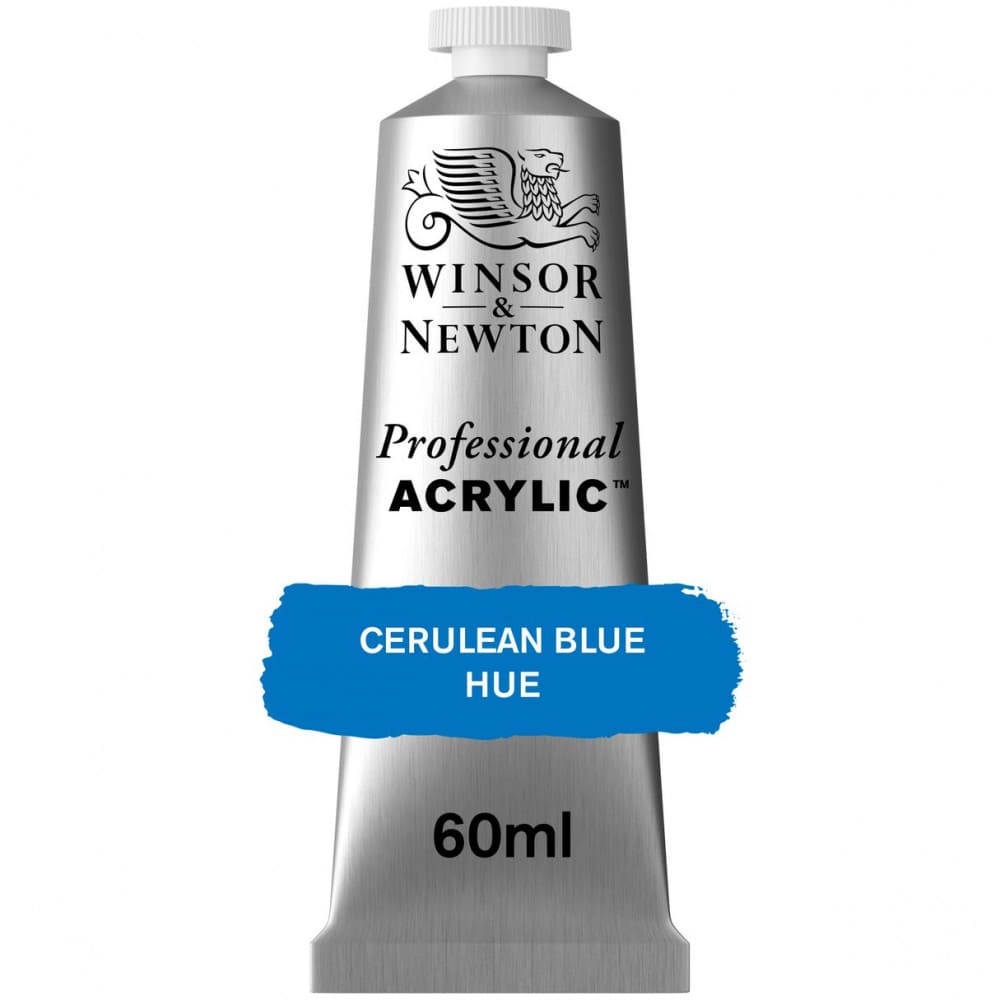 Tinta Acrílica Professional Winsor & Newton 60ml S2 139 Cerulean Blue Hue