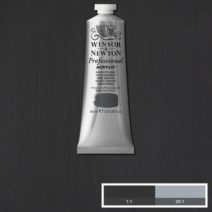 Tinta Acrílica Professional Winsor & Newton 60ml S2 292 Graphite Grey