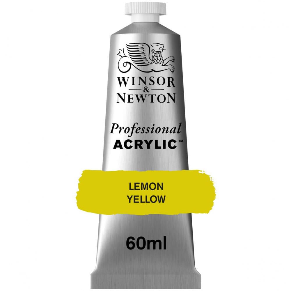 Tinta Acrílica Professional Winsor & Newton 60ml S2 346 Lemon Yellow