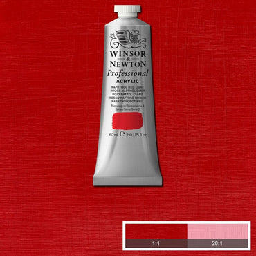 Tinta Acrílica Professional Winsor & Newton 60ml S2 421 Naphthol Red Light 