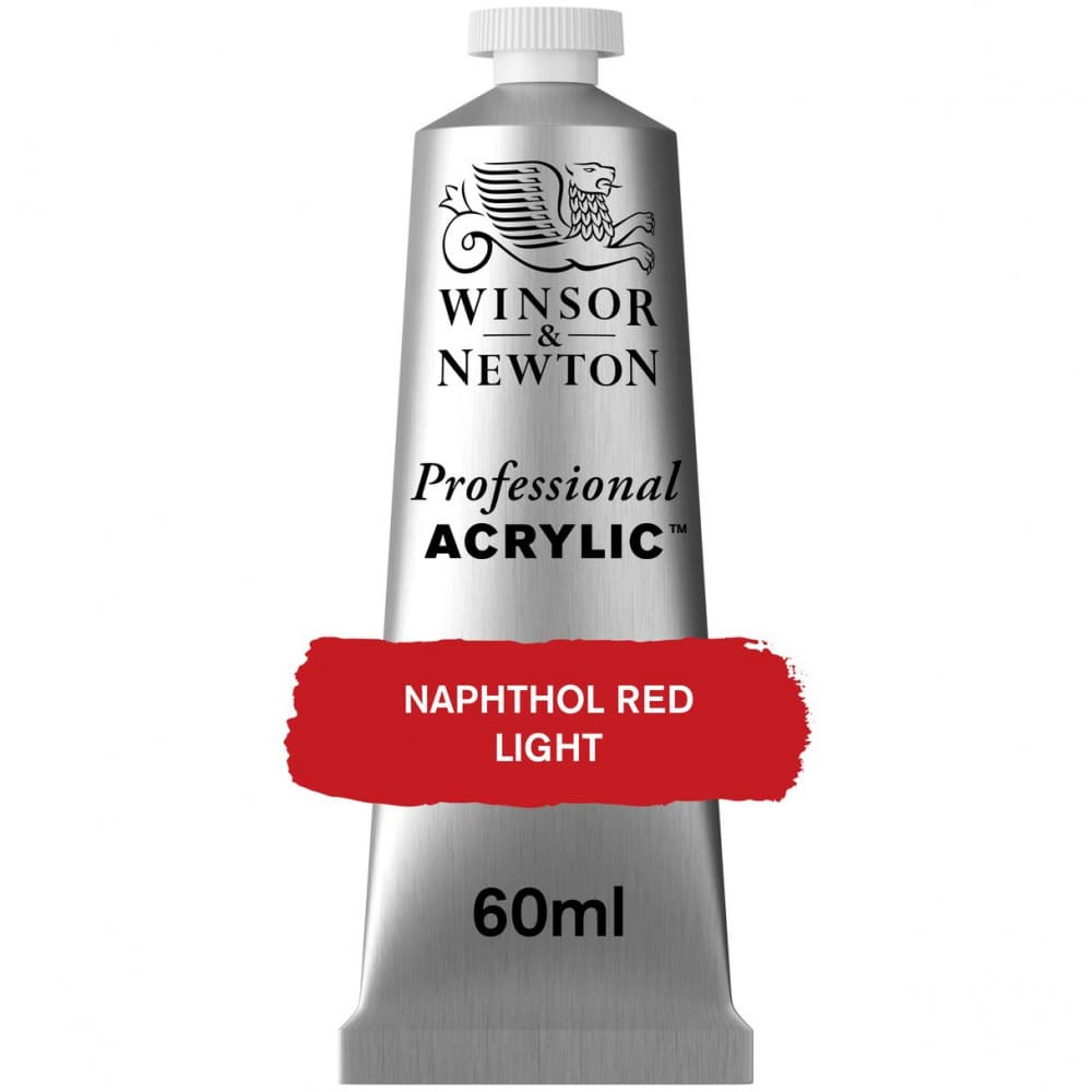 Tinta Acrílica Professional Winsor & Newton 60ml S2 421 Naphthol Red Light 