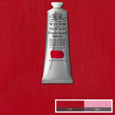 Tinta Acrílica Professional Winsor & Newton 60ml S2 423 Naphthol Red Medium