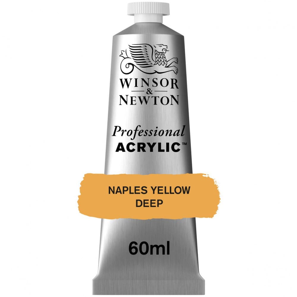 Tinta Acrílica Professional Winsor & Newton 60ml S2 425 Naples Yellow Deep