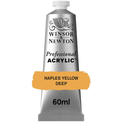 Tinta Acrílica Professional Winsor & Newton 60ml S2 425 Naples Yellow Deep