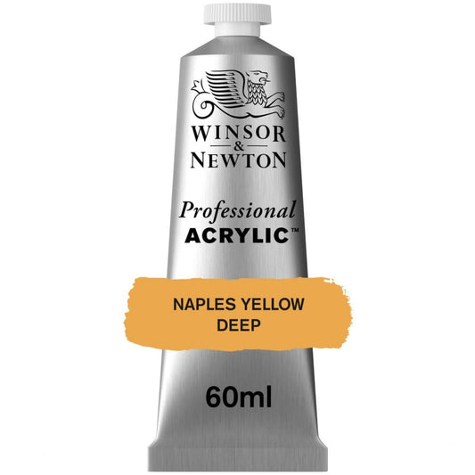 Tinta Acrílica Professional Winsor & Newton 60ml S2 425 Naples Yellow Deep