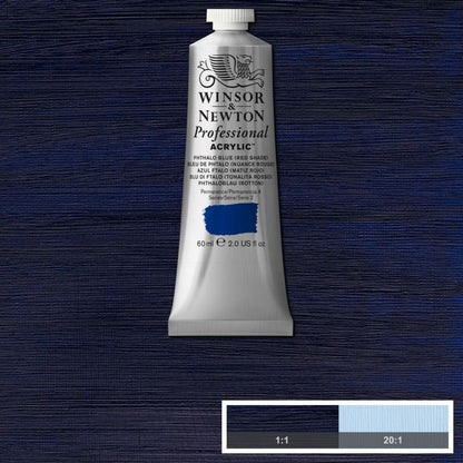 Tinta Acrílica Professional Winsor & Newton 60ml S2 514 Phthalo Blue (Red Shade)