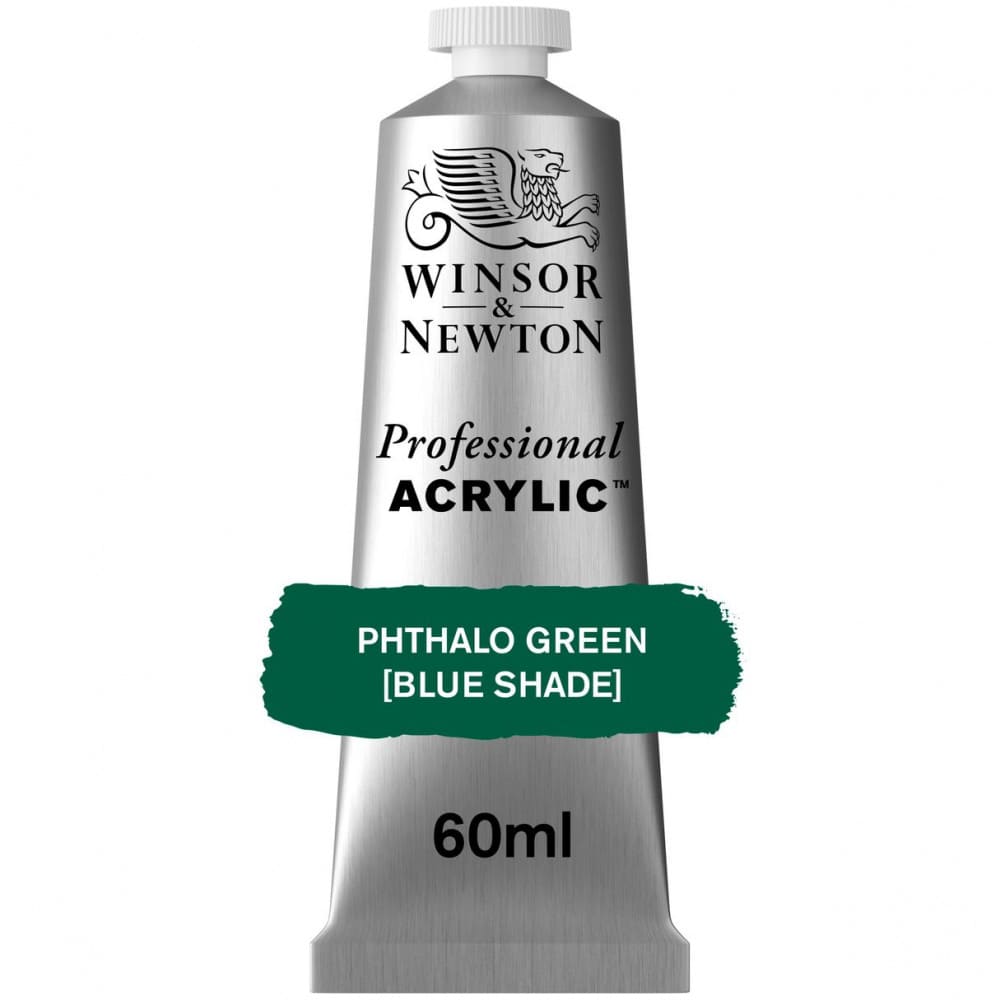 Tinta Acrílica Professional Winsor & Newton 60ml S2 522 Phthalo Green (Blue Shade)
