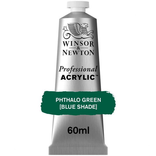 Tinta Acrílica Professional Winsor & Newton 60ml S2 522 Phthalo Green (Blue Shade)