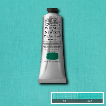 Tinta Acrílica Professional Winsor & Newton 60ml S2 522 Phthalo Green (Blue Shade)