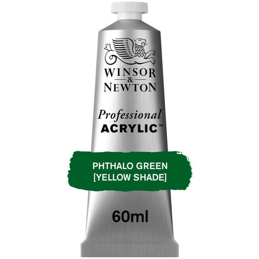 Tinta Acrílica Professional Winsor & Newton 60ml S2 521 Phthalo Green (Yellow Shade)