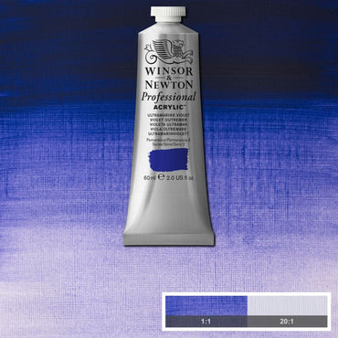 Tinta Acrílica Professional Winsor & Newton 60ml S2 672 Ultramarine Violet
