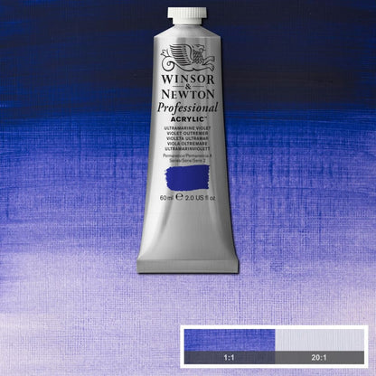 Tinta Acrílica Professional Winsor & Newton 60ml S2 672 Ultramarine Violet