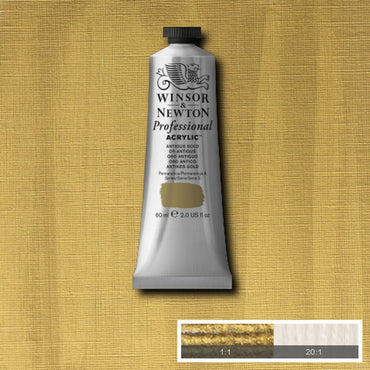 Tinta Acrílica Professional Winsor & Newton 60ml S3 014 Antique Gold