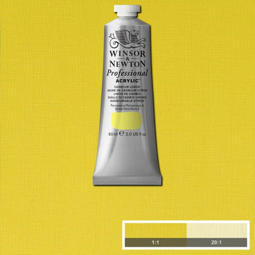 Tinta Acrílica Professional Winsor & Newton 60ml S3 086 Cadmium Lemon