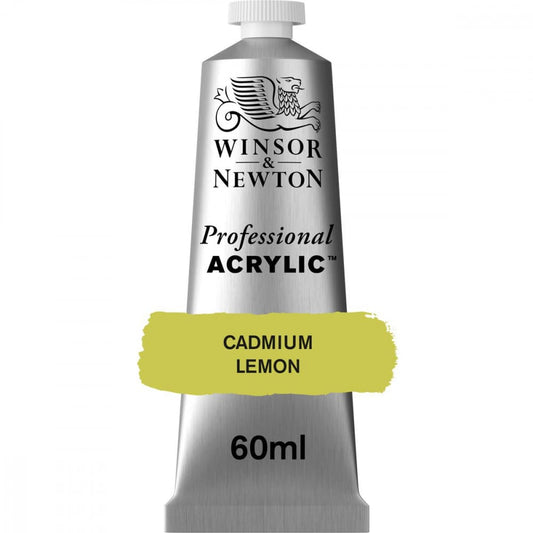 Tinta Acrílica Professional Winsor & Newton 60ml S3 086 Cadmium Lemon