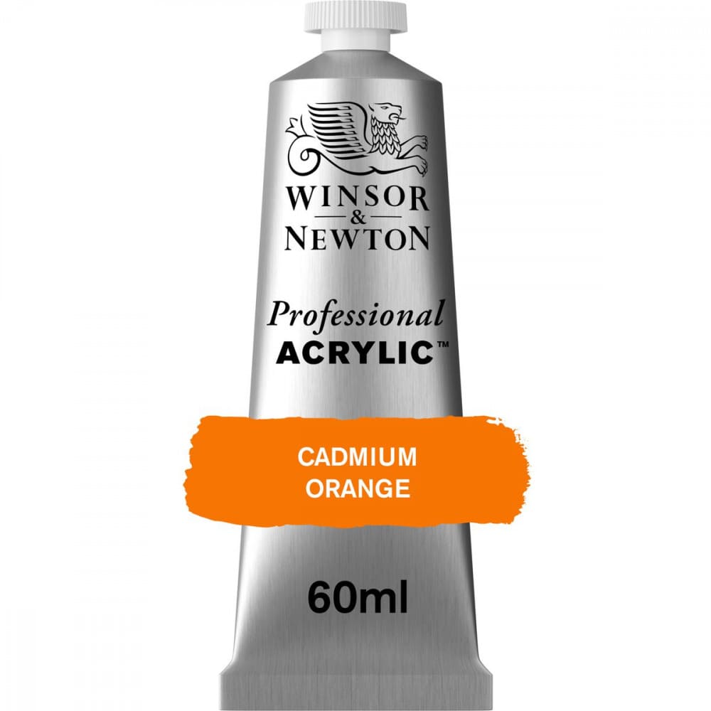 Tinta Acrílica Professional Winsor & Newton 60ml S3 089 Cadmium Orange