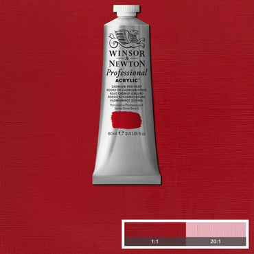 Tinta Acrílica Professional Winsor & Newton 60ml S3 097 Cadmium Red Deep