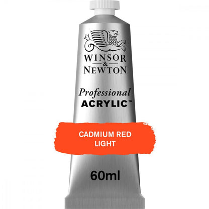 Tinta Acrílica Professional Winsor & Newton 60ml S3 100 Cadmium Red LightTinta Acrílica Professional Winsor & Newton 60ml S3 100 Cadmium Red Light